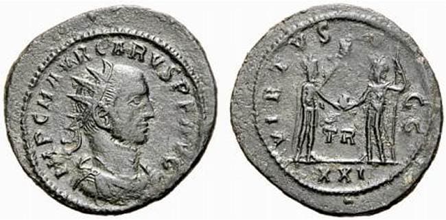 RIC 128 Carus AE Antoninianus