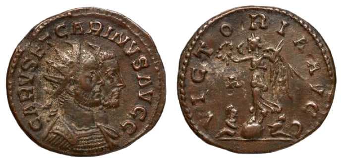 RIC 142 Carus and Carinus AE Antoninianus