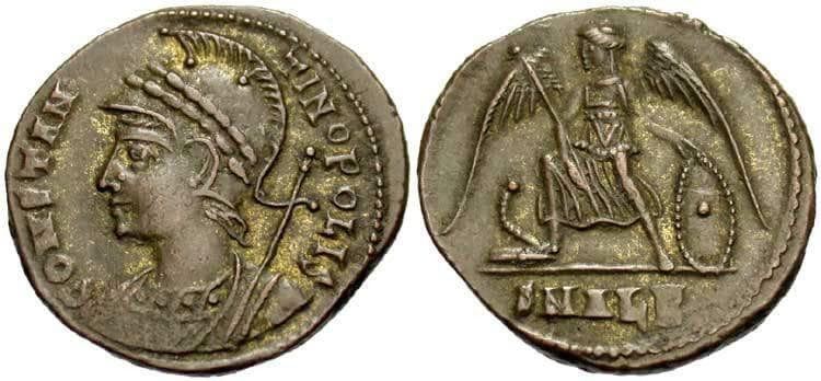 Alexandria RIC VII 64 City Commemorative, AE follis, Alexandria
