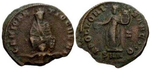 Antioch Vagi 2954 Antioch, struck under Maximinus II or Julian II, AE