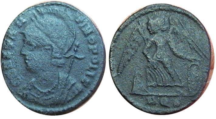 Aquileia RIC VII 123, S City Commemorative, AE follis of Aquileia