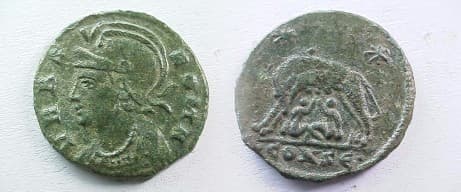 Constantinople RIC VII 85 Urbs Roma Commemorative AE3