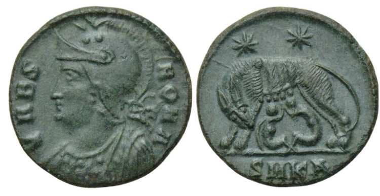 Cyzicus RIC VII 91,A Urbs Roma Commemorative AE3