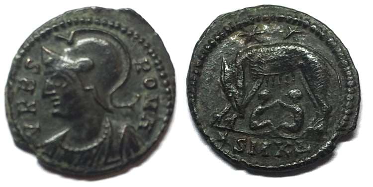 Cyzicus RIC VII 118, Δ Cyzicus, city commemorative, AE follis