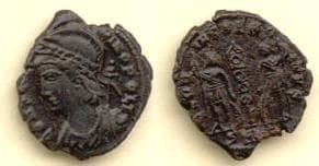 Heraclea RIC VII 157, B Constantinople Commemorative AE4