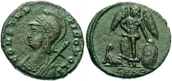 Nicomedia RIC VII 196,B City Commemorative AE Follis