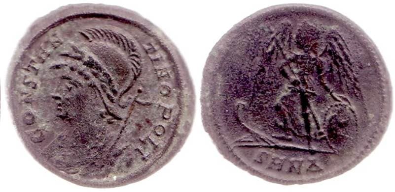 Nicomedia RIC VII 196,D City Commemorative AE Follis