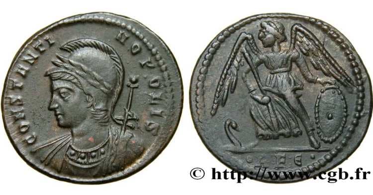 Rome RIC VII 333 Constantinopolis commemorative AE follis