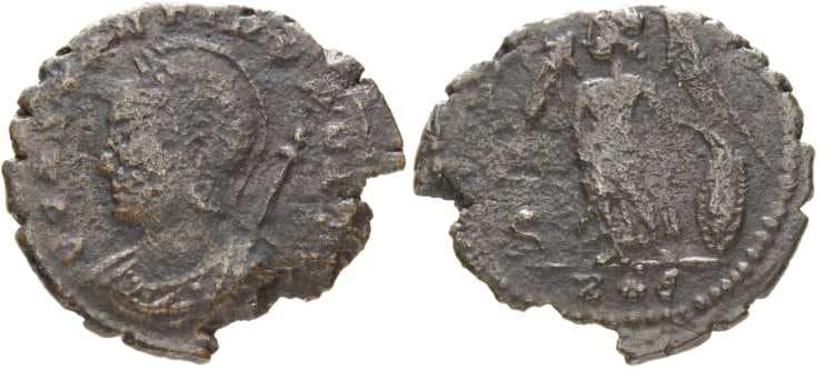 Rome RIC VIII 18 City Commemorative, AE4, Rome mint, 337-340 AD