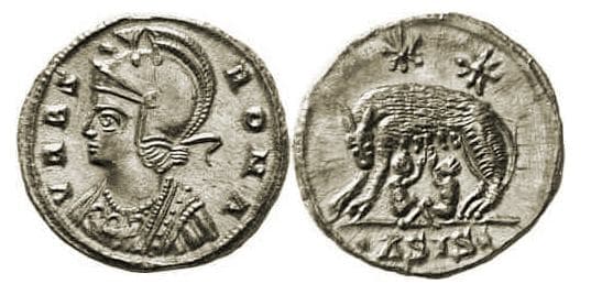Siscia RIC VII 240,Δ City Commemorative AE3