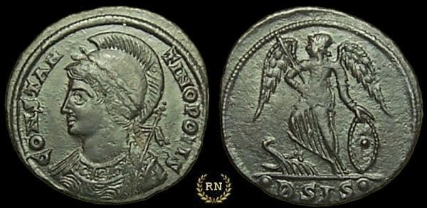 Siscia RIC VII 241,B Constantinopolis Commemorative AE follis