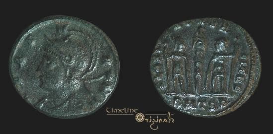 Thessalonica RIC VII 58 Urbs Roma AE4