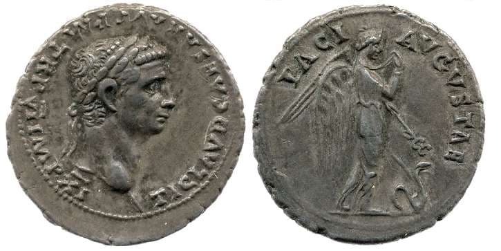 RIC 39 Claudius Denarius