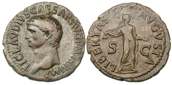 RIC 97 Sear 1859 Claudius AE As