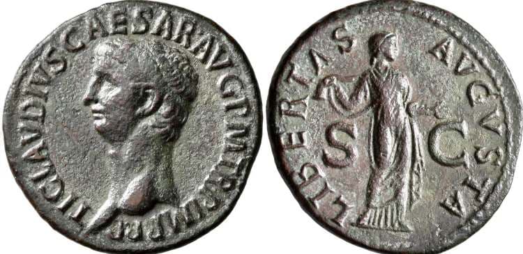 RIC 113 Sear 1860 Claudius AE As