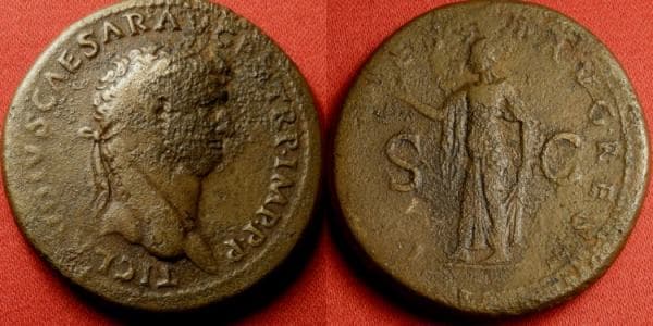 RIC 472[titus] Sear 2601 Divus Claudius AE Sestertius