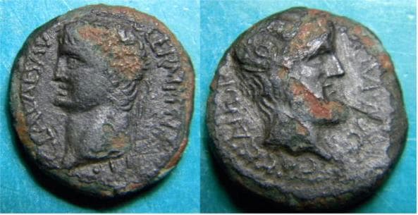 Cassandrea RPC 1515 Claudius AE20 of Cassandrea, Macedonia, 41-54 AD