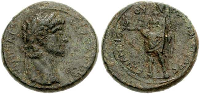 Aezanis RPC 3089 (2) Claudius, AE19 of Aizanis, Phrygia