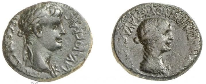 Iconium RPC 3542 Claudius, with Agrippina II