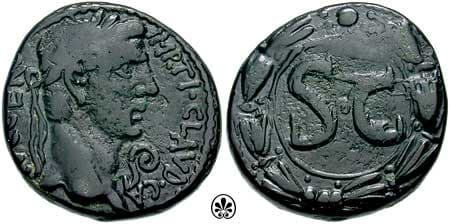 RPC 4282 Claudius AE 28mm of Syria, Seleukis and Pieria