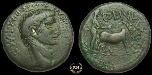 Berytus RPC 4545 Claudius AE25, 14