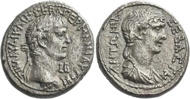 Alexandria RPC 5117 Claudius Billon tetradrachm of Alexandria, Egypt