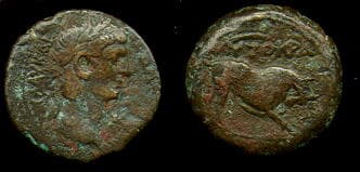 Milne 91 Claudius AE Obol of Alexandria
