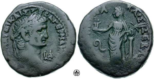 Milne 92 Claudius and Messalina Billon Tetradrachm of Alexandria