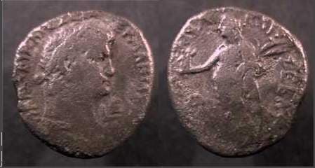 Milne 102 Claudius and Messalina Billon Tetradrachm of Alexandria