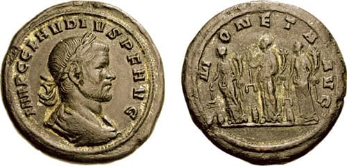 Cohen 181 Claudius II AE 34mm Medallion