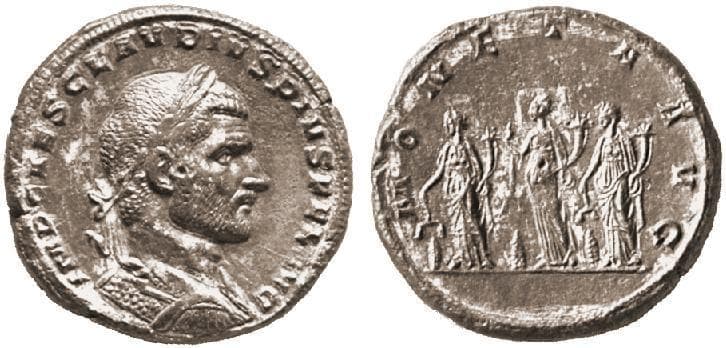Cohen 180 Claudius II, AE 37mm medallion