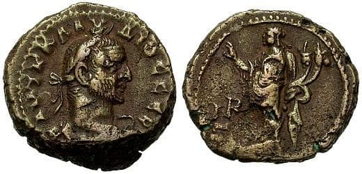 Alexandria Milne 4259 Claudius II, Potin Tetradrachm of Alexandria