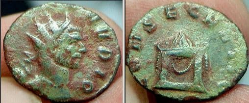 Minster 478 Claudius II Posthumous antoninianus