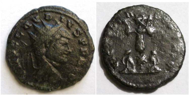 Normanby 1107 Claudius II, AE antoninianus, Cyzicus