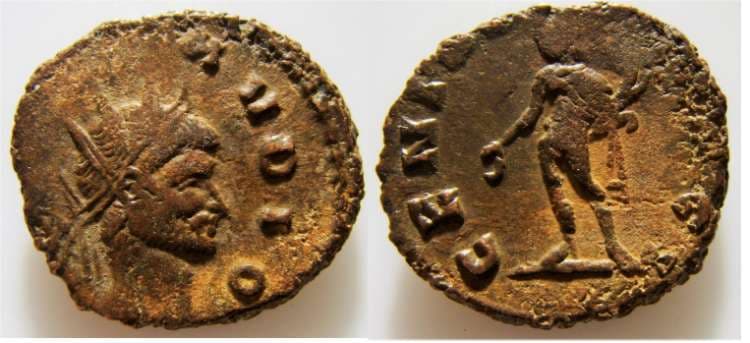 Normanby 1124 var Claudius II AE antoninianus