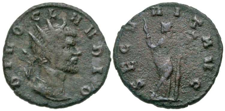 Normanby 1137 Claudius II, AE antoninianus