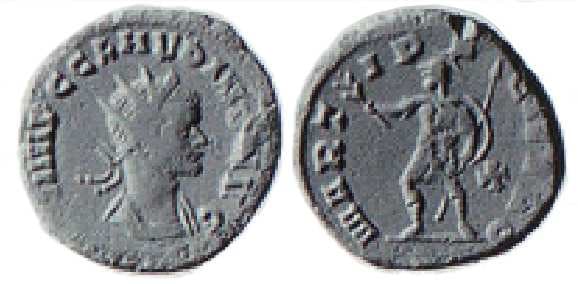 Pedernec hoard 291 Claudius II, AE antoninianus