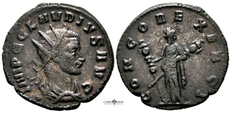 RIC 26 Claudius II, AE antoninianus, Rome
