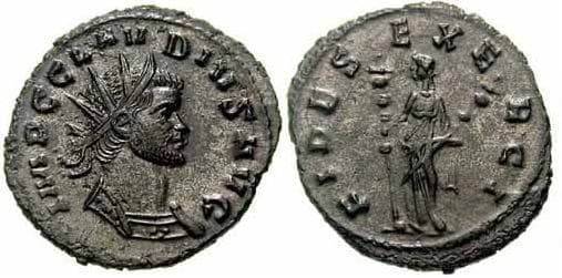 RIC 36 Claudius II AE antoninianus