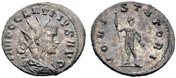 RIC 52 Type 1 Claudius II AE antoninianus