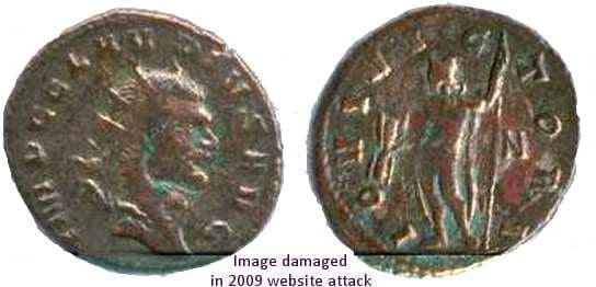 RIC 54 rad Claudius II AE antoninianus