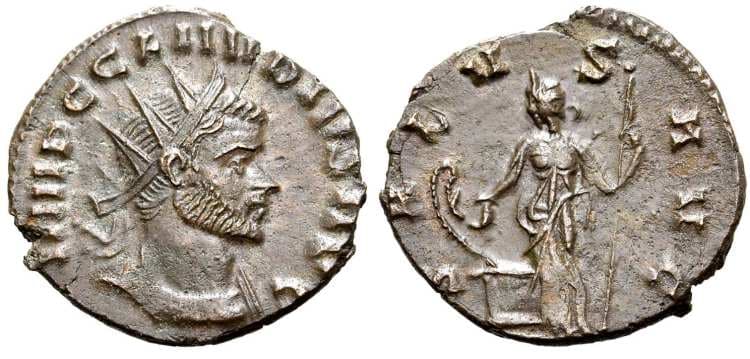 RIC 98 rad,cuir Claudius II AE antoninianus