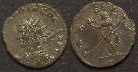 RIC 160v Claudius II AE antoninianus
