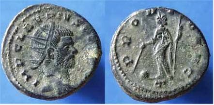 RIC 163 rad Claudius II AE antoninianus