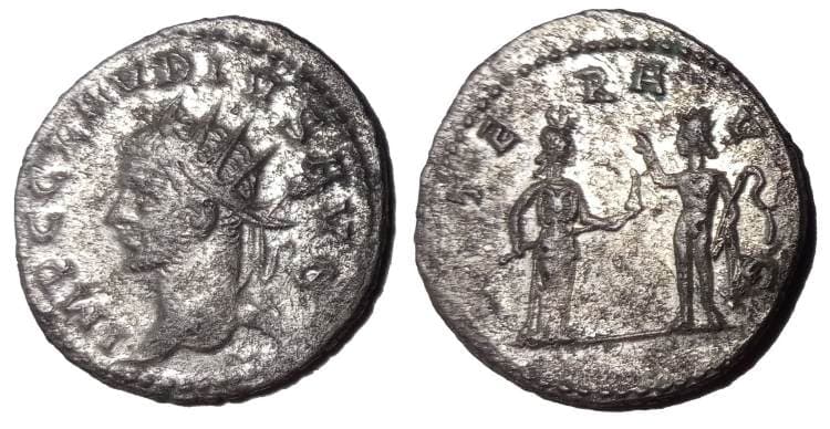 RIC 198 Claudius II antoninianus, Antioch