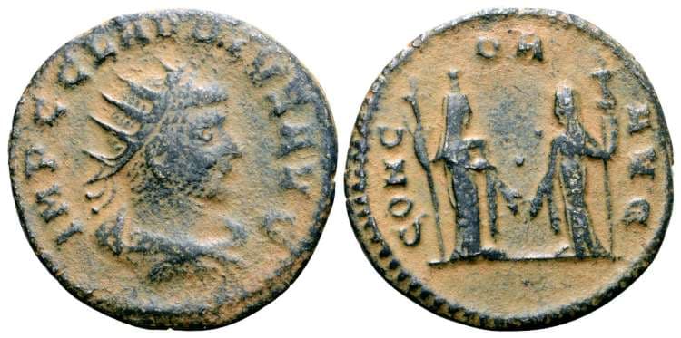 RIC 200 Claudius II AE antoninianus, Antioch mint