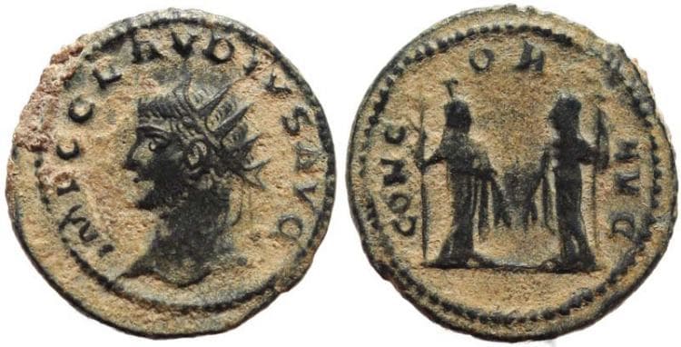 RIC 200 var (1) Claudius II, AR antoninianus