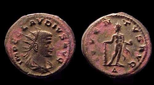 RIC 213 Claudius II AE antoninianus