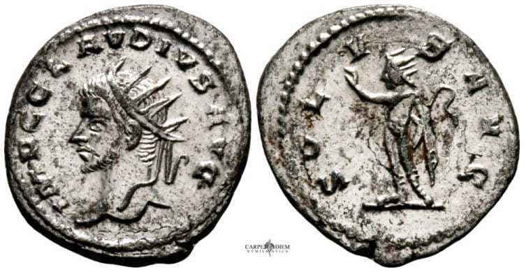 RIC 221 type 9 Claudius II antoninianus, Antioch mint