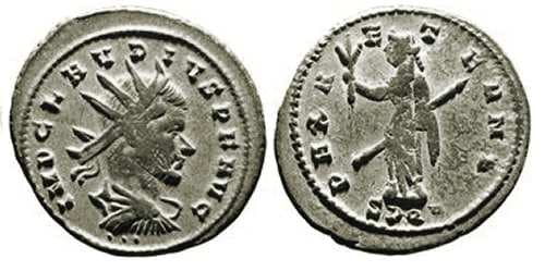 RIC 238 Claudius II AE antoninianus